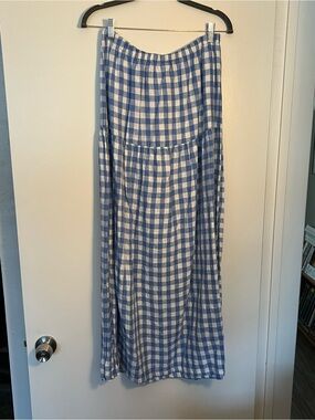 Whimsy + Row Millie Skirt in Blue Gingham